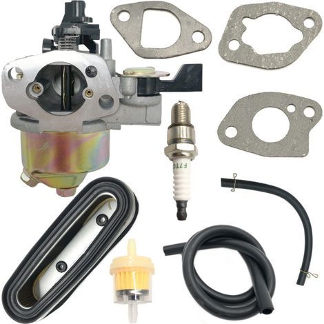 Carburateur GXV120 pour tondeuse à gazon Honda HR194 HR195 HR214 HRA214 HR215 HR216 HRA216 HRC216 5,5 ch GXV120 GXV140 GXV160 remplace 16100-ZE6-W01 16100-ZE7-055 (1/3)