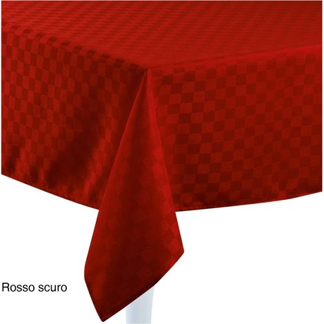 Preziosa Home Tovaglia Damina Ass. Natale 140 x 240 Cm Idrorepellente Rosso 1 Pz