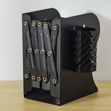 Teleskop-Schreibtischorganizer für Schüler, schwarz (1/5)