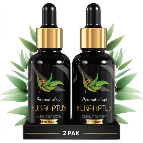 Olio essenziale di eucalipto naturale ECO per diffusore, umidificatore e inalazione 2 x 30 ml