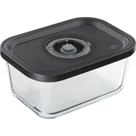 Recipiente al vacío Kuchenprofi Easyfresh con fecha de caducidad, vidrio borosilicato/plástico, 0,8 l, 17 x 12 x 8 cm (1/5)