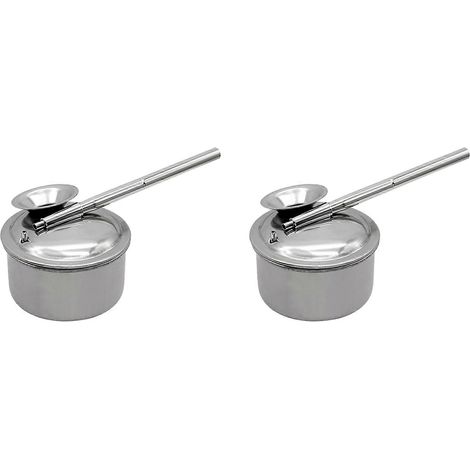 2x Keramikfarbsprühgerät, Glasurtopf, Farbsprühgerät, Keramikzerstäuber, Edelstahlwerkzeug für Ton, Emaille-Töpfe (1/5)