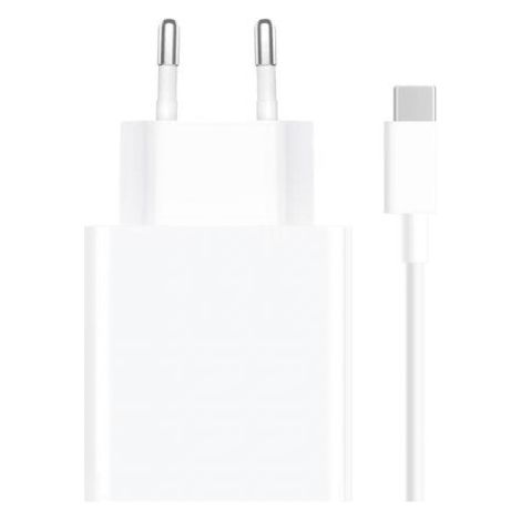 XIAOMI 33W CHARGING COMBO WHITE / CARGADOR DE RED ELÉCTRICA / USB-A A USB-C 33W