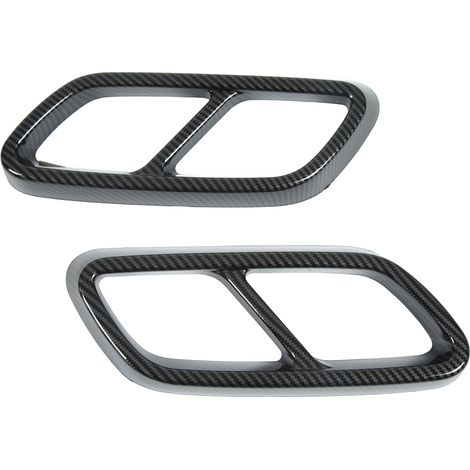 Échappement Double Sortie Arrière Garniture Anti-Salissure Carbone pour Mercedes-Benz Classe C W206 2021+ Rétroviseur Extérieur (1/5)