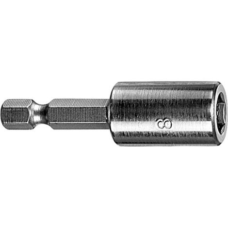 BOSCH Douille ¼" pour vis 6 pans Lg 50 mm - x 1 - 50 mm - 1/4'' - 8 mm - 6 pans