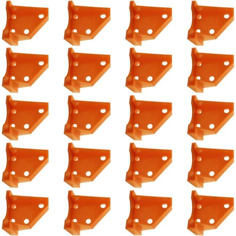 Lot de 20 cales d'installation au sol de deux tailles, 6, 35 mm et 25 (1/5)
