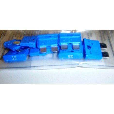 KIT 10 FUSIBILI 15A  CARICABATTERIA AVVIATORI ORIGINALI TELWIN MADE IN ITALY (1/2)
