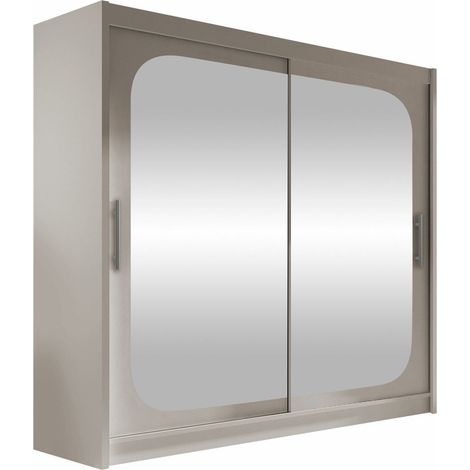 Armoire Closico Pallor VIII, Cachemire, 215x180x58cm, Portes d'armoire: Coulissantes, Nombre d'étagères: 5 (1/4)