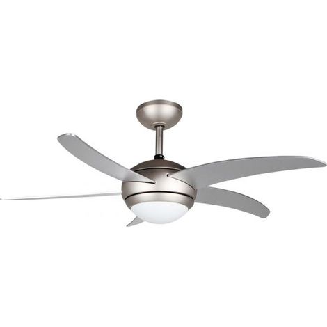 Ventilador de techo con luz Orbegozo CP 53132 A, 5 aspas, 3 velocidades, 112 cm de diámetro, mando a distancia, 55 W (1/3)