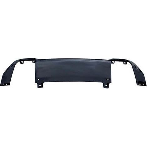 Spoiler de pare-choc arrière noir brillant double sortie Peugeot 2008 2 depuis 2019