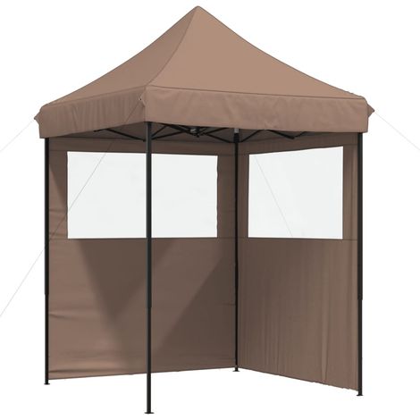 Maison Exclusive - Partyzelt Faltbar Pop-Up mit 2 Seitenteilen Br