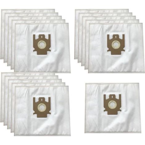 Pair Sacs filtrants à poussière compatibles avec Hoover TYPE H60 H30 H52 ENIGMA TE7 TE70 TEN2400 ARIANNE TELIOS T2100 T2599 T2615 T2621 T2740 T2760 (10 pièces)
