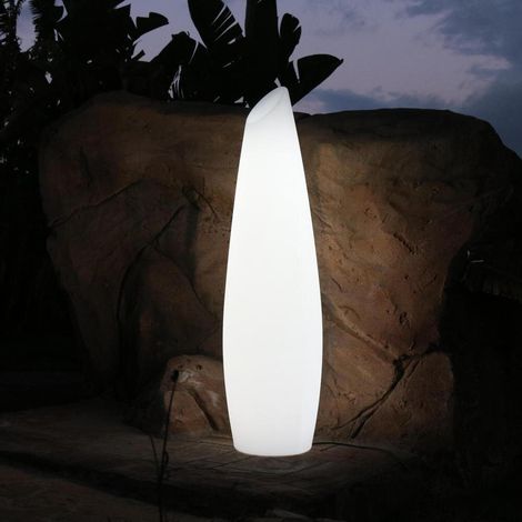 FREDO 140 cm hoch. Stehleuchte mit Kabel für den Innen- und Außenbereich. Warmweißes LED-Licht (1/5)
