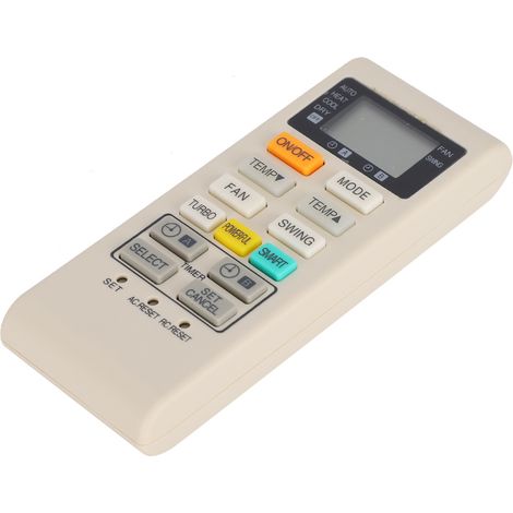 Mando a distancia para aire acondicionado, duradero, de ABS color blanco lechoso, accesorio para A75C4004 (batería no incluida).