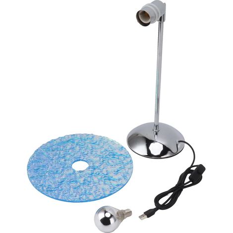 Lampe de Table LED avec prise USB, ampoule E14, lumière (1/5)