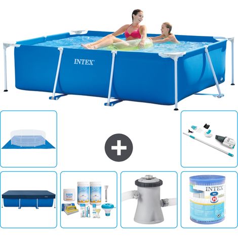 Intex Piscina con struttura Rettangolare - 220x150x60 cm - 7-pezzi  S40052 (1/5)