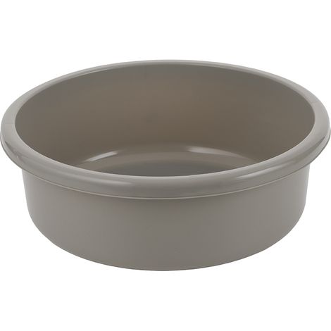 Runde Kunststoffschüssel 41 cm 13,5 l Hellgrau -BEN