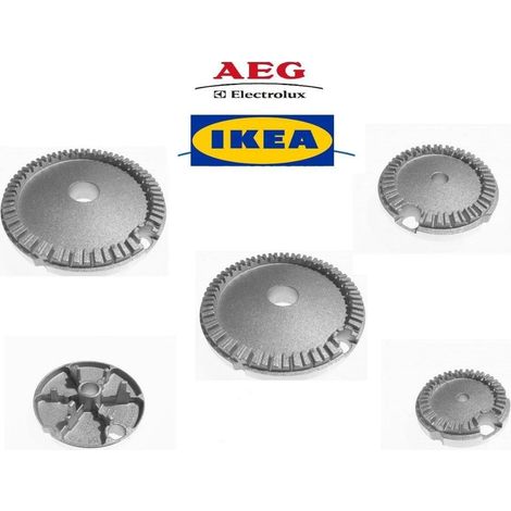 AEG - IKEA BRUCIATORI CUCINA A GAS PIANO COTTURA 5 FUOCHI 2 G + 2 M  B 4460 (1/2)