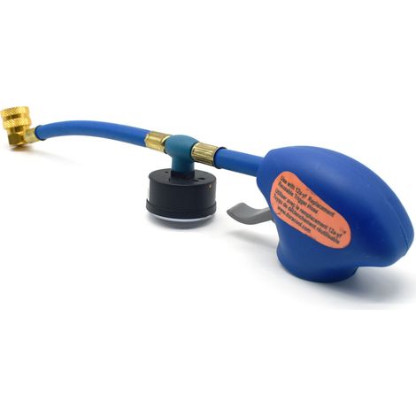 Multitanks – Flexible de recharge à gâchette pour gaz réfrigérant HC1234yf – Manomètre haute précision – Raccords laiton sertis – Dosage millimétré (1/5)