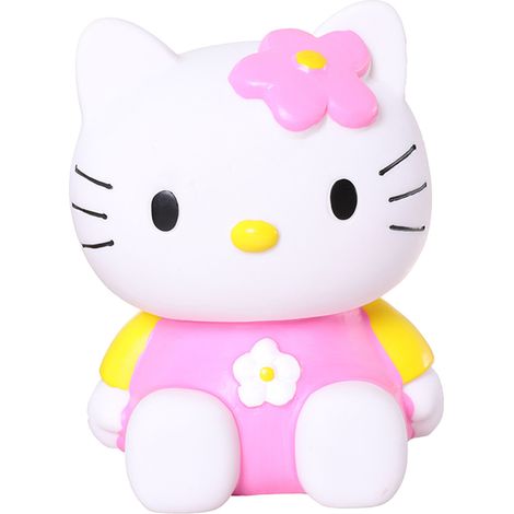 Tirelire Chat en Émail Rose Décorative Mignonne pour Pièces, Cadeau Anniversaire Design Cartoon Coloré et Solide (1/5)