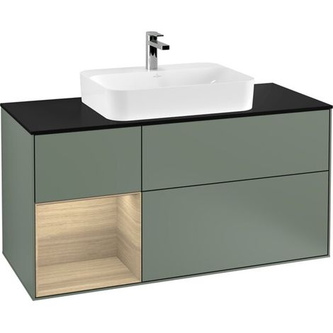 Villeroy & Boch G412PCGM Meuble sous-lavabo Finion G41 (1/2)