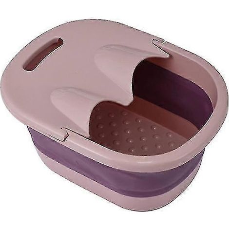 Seau pliable pour bain de pieds, baignoire en plastique épaisse, seau de massage pour les pieds, usage domestique (1/5)