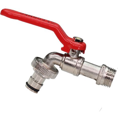 Tête de pistolet à eau en alliage de zinc, bec de robinet de jardin haute pression antirouille (1/5)