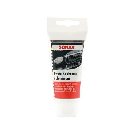 Pâte à polir Sonax pour chrome et aluminium - Élimine la rouille et redonne de la brillance