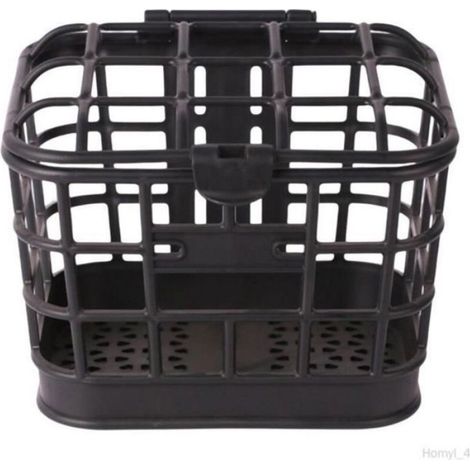 Panier Avant Vélo - Fixation Tube De Direction - Couvercle Détachable - Housse De Protection Incluse - 30 X 26 X 23 Cm (1/4)