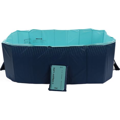Piscine pliable, bain surdimensionné, gonflage gratuit pour la maison et l'extérieur, 1.6m / 5,25 pieds (1/5)
