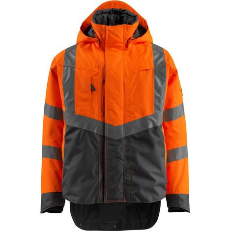 Mascot SAFE SUPREME Warnschutz Hard Shell Jacke Harlow 15501-231 Gr. 2XL hi-vis orange/dunkelanthrazit (1/5)