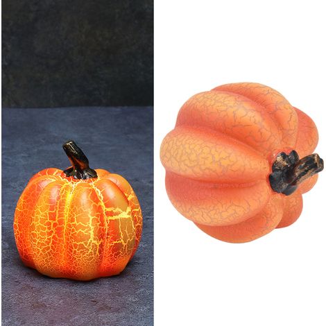 Batteriebetriebene Halloween-Kürbislaterne, Mini-LED-Kürbislaterne, Halloween-Kostümaccessoire, Schreibtischdekoration, Typ B (1/5)