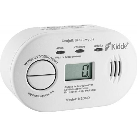 Kidde K5DCO Batteriebetriebener Kohlenmonoxidmelder mit Display (KID-K5DCO) (1/4)