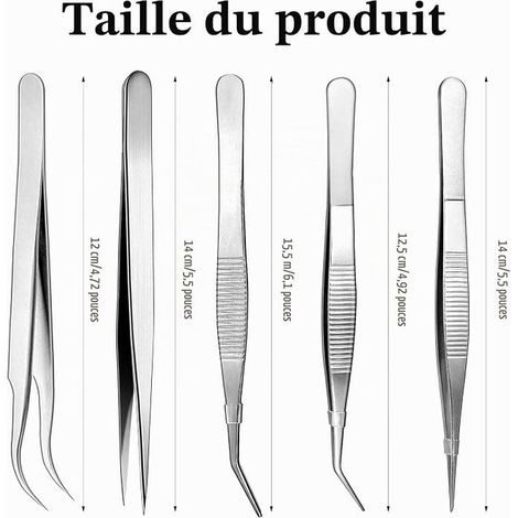 Stainless Steel Tweezers Sewing Model Making (1/4)