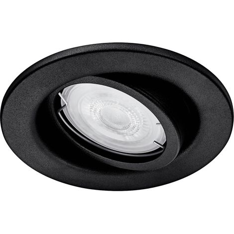 Philips LED 8720169266858 Fresco LED-Einbauleuchte GU10 4.6 W Schwarz (1/5)