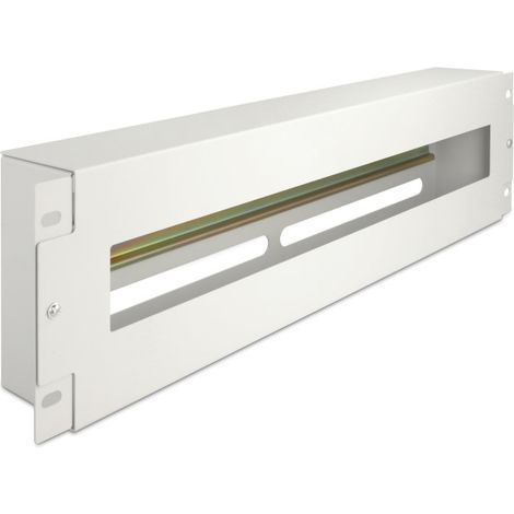 Schalttafel Delock 67034 3U grau Metall