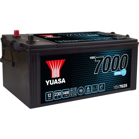 Batterie YUASA SHD EFB YBX7625 12V 230AH 1400A SMF (1/3)