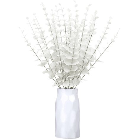 Eucalyptus Stem - Artificial Eucalyptus Leaf Stem - Wedding Decoration Home Office Ornament - 20 Pieces (1/5)