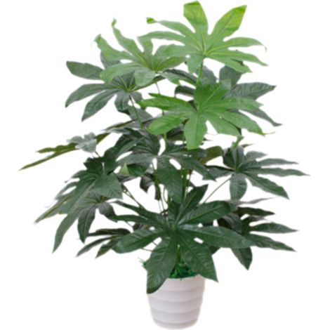 Plante artificielle Monstera 60 cm, réaliste au toucher, sans pot, décorative pour maison et jardin, plante d'intérieur et extérieur sans pot à poser (1/5)