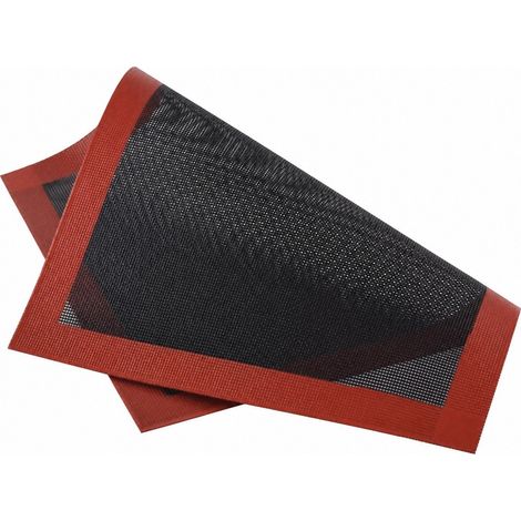 Tapis de cuisson en silicone à lacets, revêtement de four antiadhésif en fibre de verre, haute température, 1 pièce (1/5)