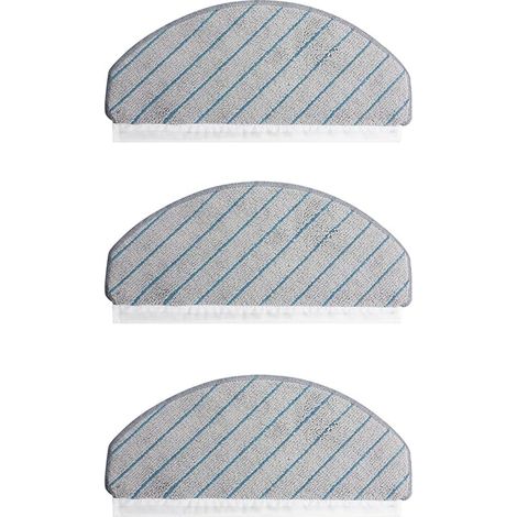 Okaywork 3 pcs de Rechange pour Ecovacs Deebot T10 Plus Chiffon de Nettoyage Compatible avec Ecovacs Deebot T10 Plus,Accessoires de balayeuse, Sac poussire, Brosse Jante, Noyau (1/5)