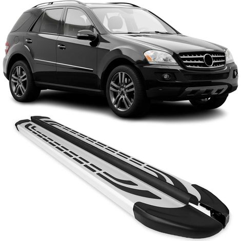 Marchepieds Latéraux pour Mercedes Classe M W164 2006 à 2011, Marchepied latéral de Voiture en Aluminium, 2 Pcs (1/5)