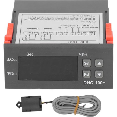 220-V-Wechselstrom-LED-Digital-Feuchtigkeitsregler – Hygrometer zur Steuerung von Entfeuchtung und Befeuchtung (1/5)