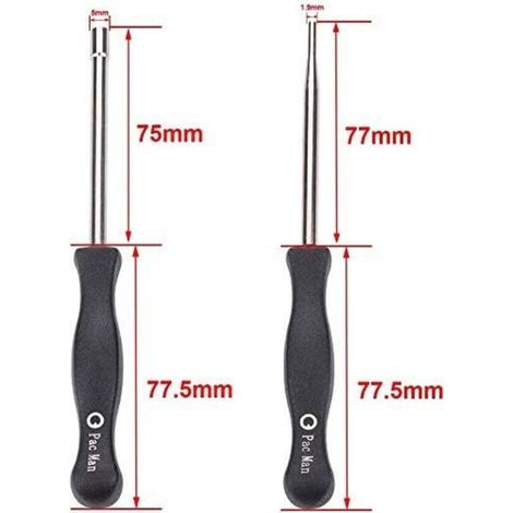 Hippotech Lot de 12 outils de réglage de carburateur avec tournevis pour carburateur à 2 cycles commun