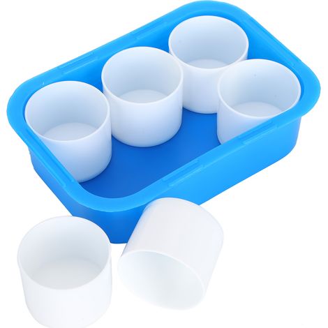 6pcs Paint Mixing Cups Container Plastic Watercolor Containers for Mixing Paint (1/5)