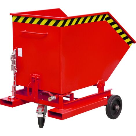 Bauer Südlohn Caisse à copeaux SKW-ET 400, laquée, rouge feu (1/2)