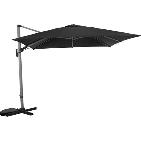 PROLOISIRS Parasol Deporte 3X3 Lb Orientable - Heat Bois Flotte/Gris (1/2)