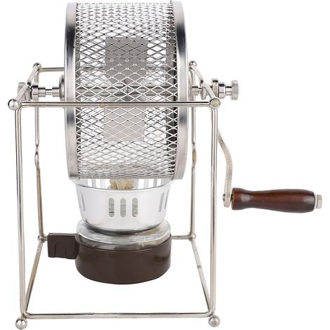 Torréfacteur de café manuel miniature (1 pièce) avec rouleaux en acier inoxydable et poignée (1/5)