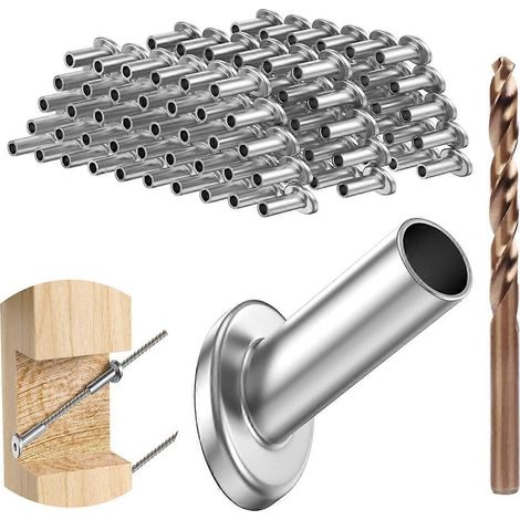 40er-Packung 30°-Winkel-Schutzhülsen mit 3/16 Zoll Abschrägung, Holzpfostenschutz für 1/8 Zoll, 5/32 Zoll und 3/16 Zoll (1/5)