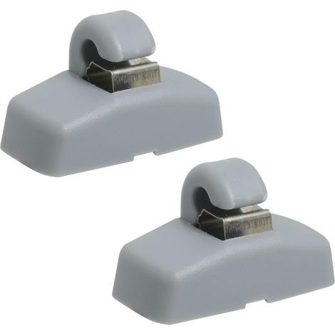 staffe per alette parasole, compatibili con VW Caddy Golf Mk4 Sharan Passat Polo Amarok Transporter T5 Touran Seat Ibiza Leon Skoda Fabia Octavia Superb 3B0857561B